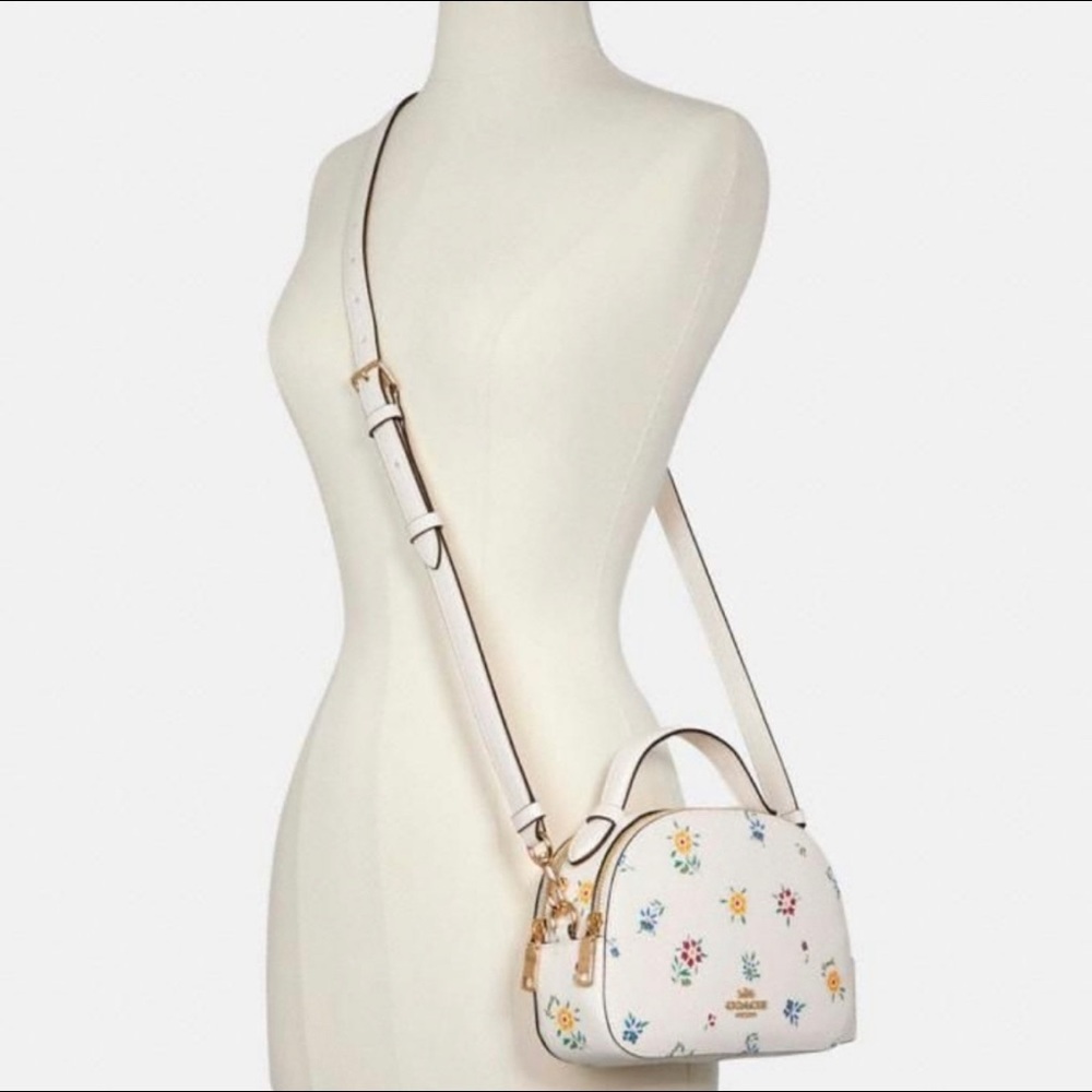 NWT AUTHENTIC Coach Serena Satchel WildMeadowPrint